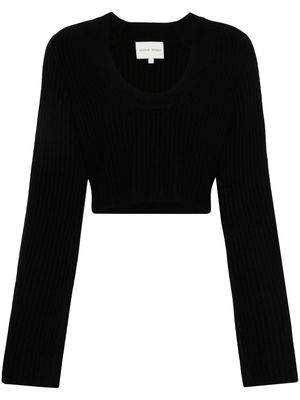 Loulou Studio Chante cashmere jumper - Black