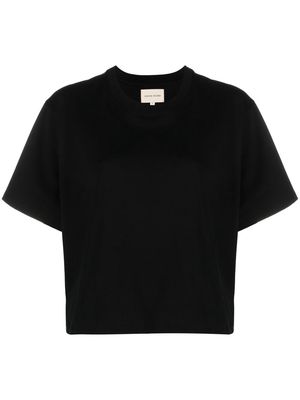 Loulou Studio crew-neck straight-hem T-shirt - Black