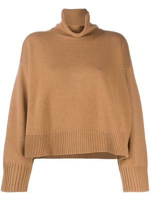 Loulou Studio cropped knit jumper - Neutrals