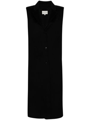 Loulou Studio Deanna sleeveless coat - Black
