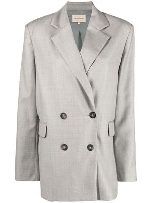 Loulou Studio double-breasted wool blazer - Neutrals