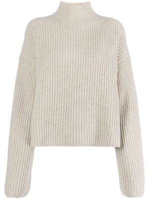 Loulou Studio Faro ribbed-knit cashmere jumper - Grey