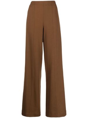 Loulou Studio high-waisted straight trousers - Brown