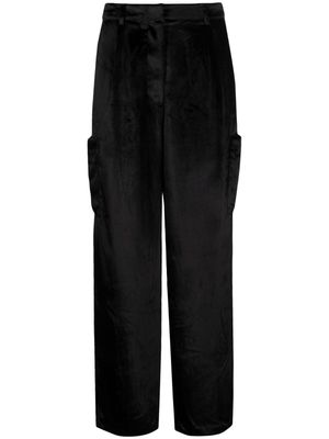 Loulou Studio Luli wide-leg cargo trousers - Black