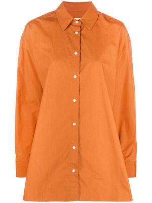 Loulou Studio oversized button-up shirt - Orange