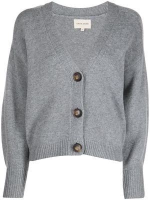 Loulou Studio ribbed-knit cashmere cardigan - Grey