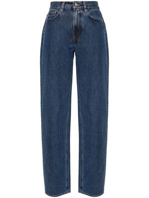 Loulou Studio Samur low-rise loose-fit jeans - Blue