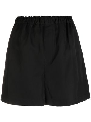 Loulou Studio Seto elasticated shorts - Black