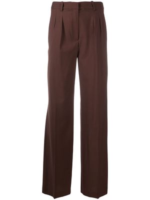 Loulou Studio straight-leg trousers - Brown