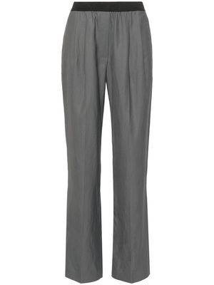 Loulou Studio tailored straight-leg trousers - Grey