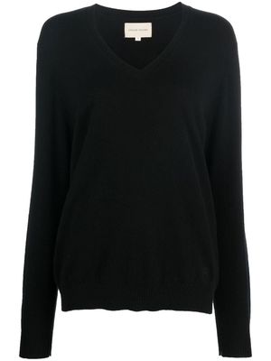 Loulou Studio V-neck cashmere sweater - Black