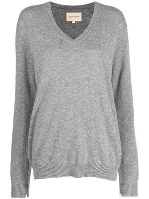 Loulou Studio V-neck cashmere sweater - Grey
