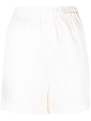 Loulou Studio YEDI silk shorts - White