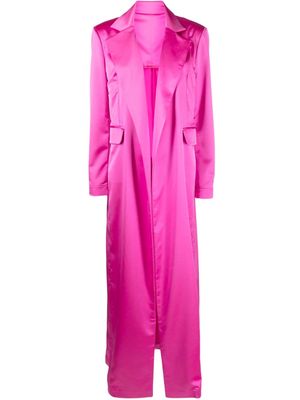 Loulou x Rue Ra open-front oversized coat - Pink