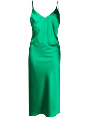 Loulou x Rue Ra V-neck midi dress - Green