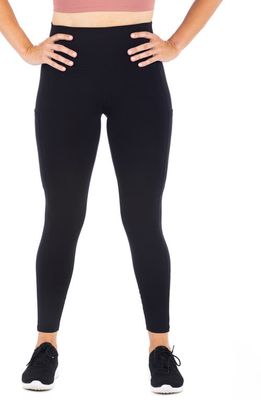 LOVE AND FIT Guardian Stay Put Pocket Leggings in Black