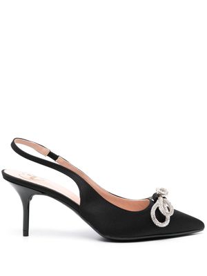 Love Moschino 80mm bow-detailing pumps - Black