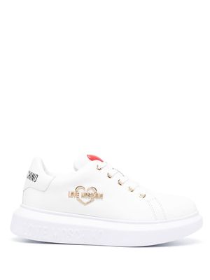 Love Moschino chunky-soled low-top sneakers - White