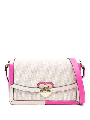 Love Moschino colourblock shoulder bag - Neutrals