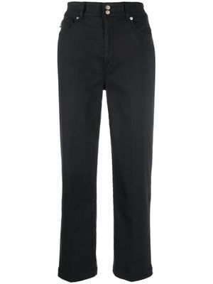 Love Moschino cropped straight-leg trousers - Black