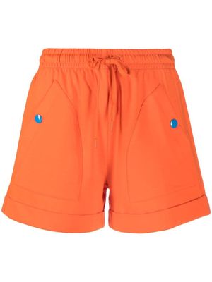 Love Moschino drawstring-fastening shorts - Orange