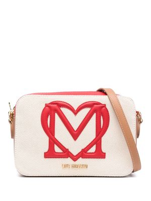 Love Moschino embossed-logo cross-body bag - 10A ROSSO
