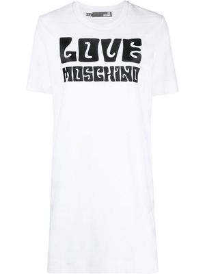 Love Moschino graphic-logo print T-Shirt - White