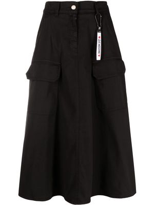 Love Moschino high-waisted A-line skirt - Black
