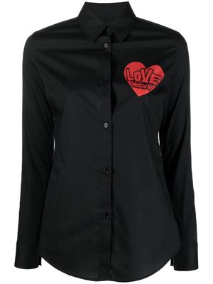 Love Moschino logo-print shirt - Black