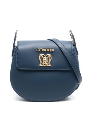 Love Moschino logo satchel bag - Blue