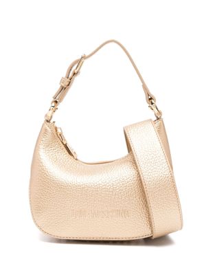 Love Moschino metallic faux-leather tote bag - Gold