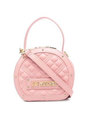 Love Moschino quilted tote bag - Pink
