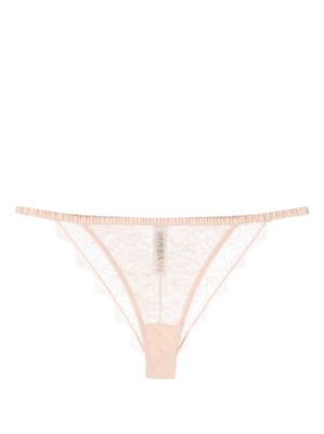 Love Stories Charlotte floral-lace thong - Neutrals