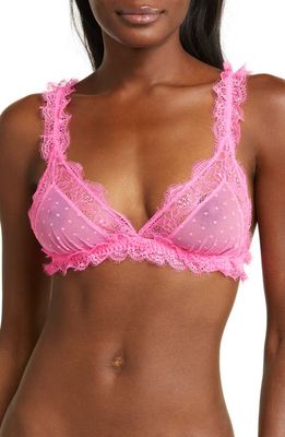 Love Stories Love Lace Bralette in Pink