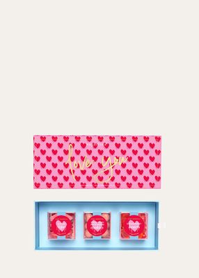 Love You 3-Piece Candy Bento Box