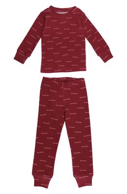 L'Ovedbaby Be Mine Fitted Organic Cotton Two-Piece Pajamas