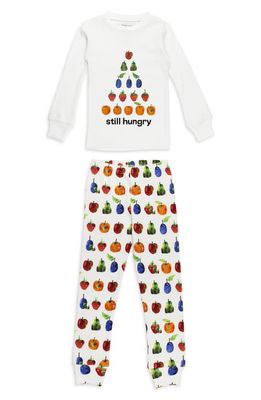 L'Ovedbaby Kids' Fitted Organic Cotton Two-Piece Pajamas in Still Hungry