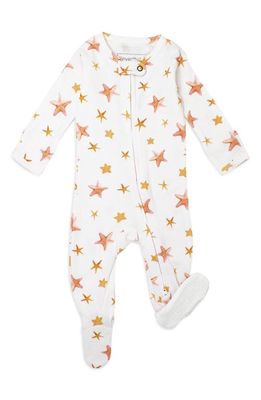 L'Ovedbaby Organic Cotton Footie in Starfish