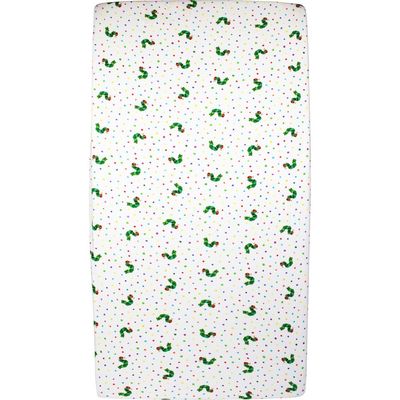 L'Ovedbaby x The Very Hungry Caterpillar Fitted Organic Cotton Crib Sheet 