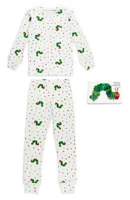 L'Ovedbaby x 'The Very Hungry Caterpillar' Kids' Two-Piece Pajamas & Book Set