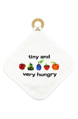 L'Ovedbaby x 'The Very Hungry Caterpillar' Lovey Organic Cotton Cloth with Removable Teether Ring in Fruit