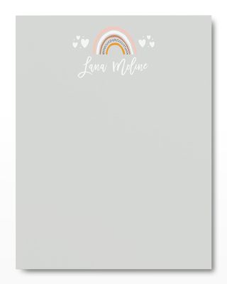 Lovely Rainbows Note Cards, Set of 25 - Personalized