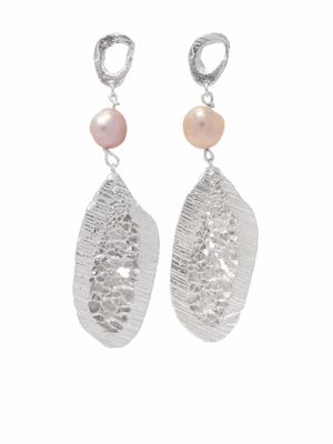 LOVENESS LEE Sophis pearl earrings - Silver