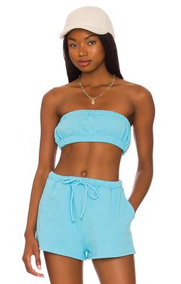 Lovers and Friends Amy Bandeau Top in Blue