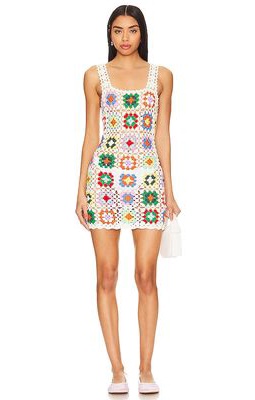 Lovers and Friends Faye Mini Dress in White