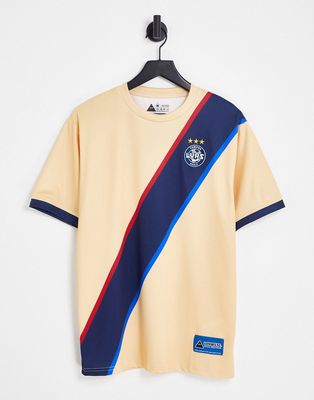 Lover's FC Rambla jersey T-shirt in gold - Exclusive to ASOS