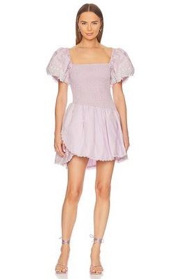 LoveShackFancy Asa Dress in Lavender