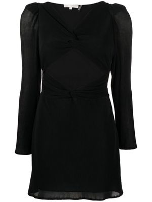 LoveShackFancy Nanita cut-out mini dress - Black