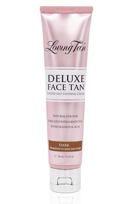 Loving Tan Deluxe Face Tan Tinted Self-Tanning Cream in Dark 