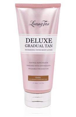 Loving Tan Deluxe Gradual Tan Nourishing Tinted Body Lotion in Dark 